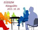 Közgyûlés 2015. 10. 20. Közgyûlés 2015. 10. 20.